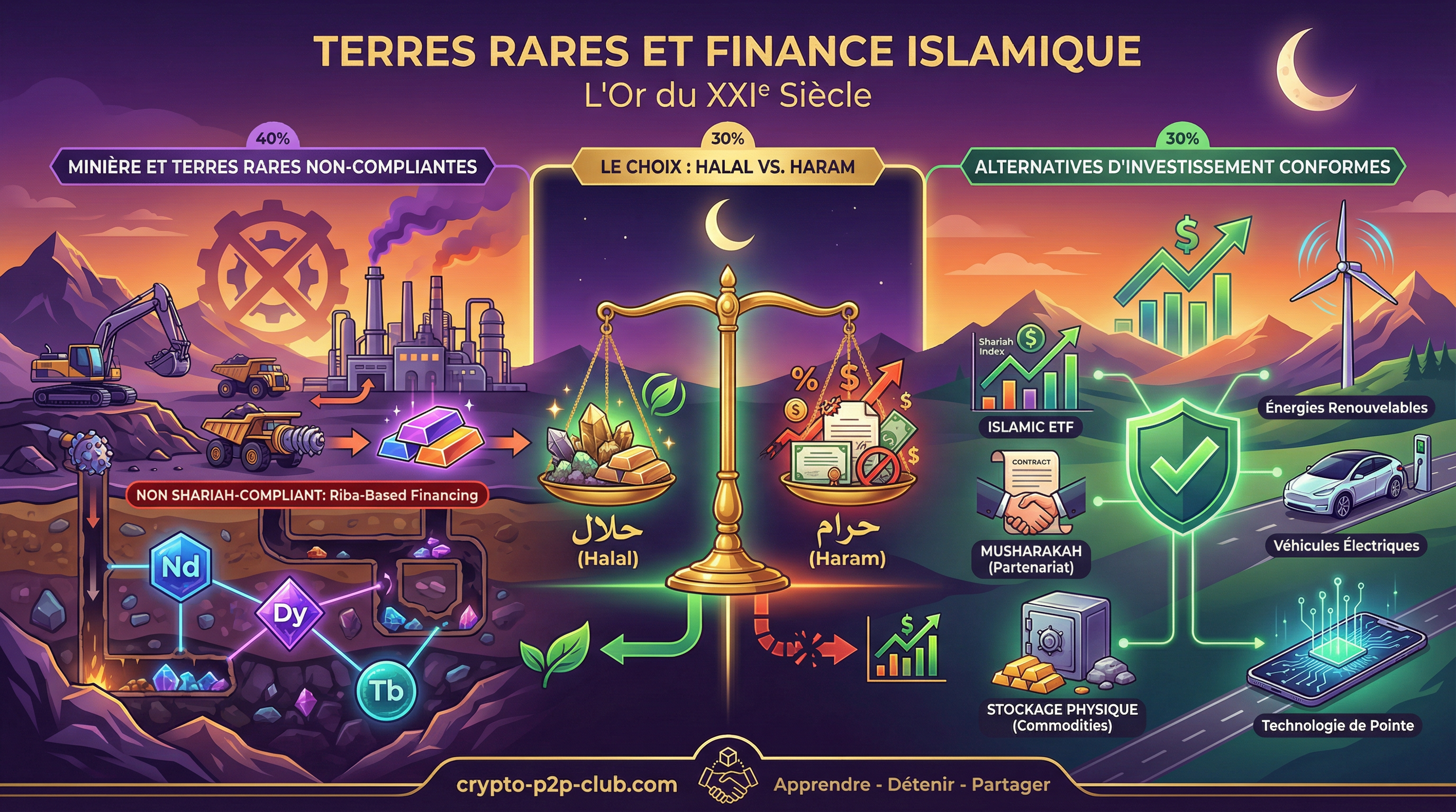 Les terres rares : l'or du XXIe siècle est-il halal ?
