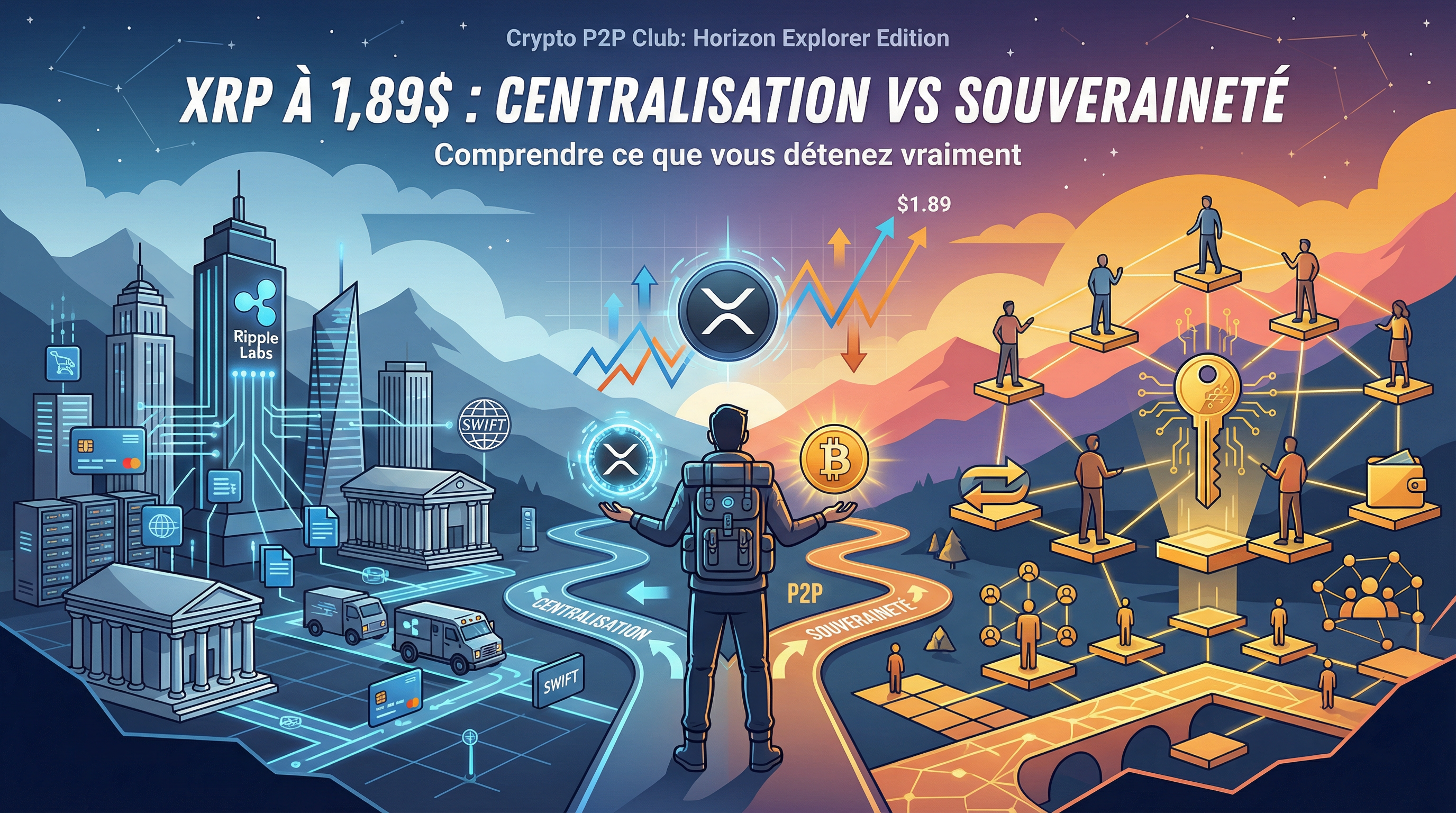 XRP à 1,89 $ : au-delà du prix, comprendre ce que vous détenez vraiment