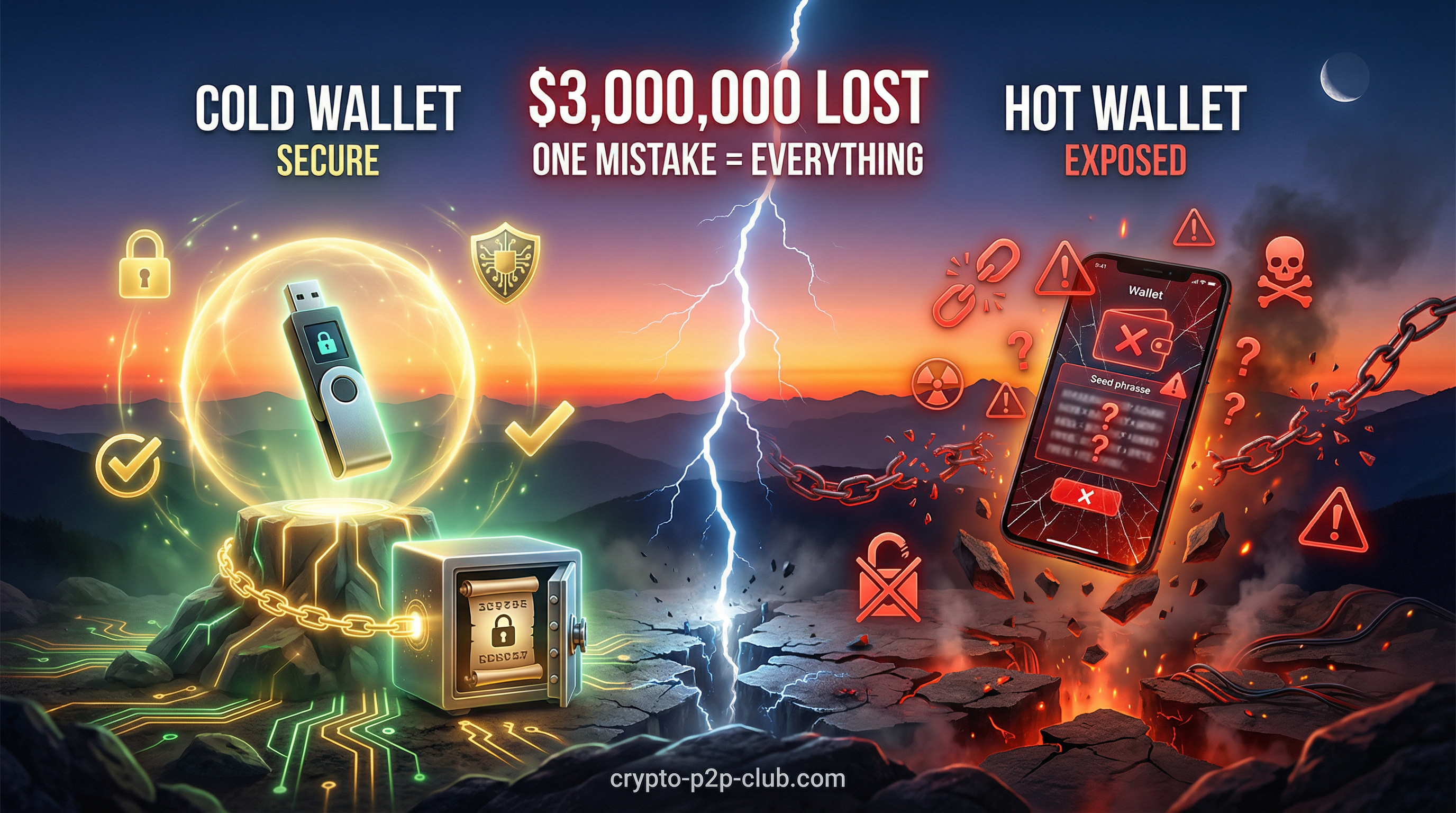 فقدان 3 ملايين دولار: درس في الأمان يجب على كل حامل للعملات المشفرة أن يتعلمه